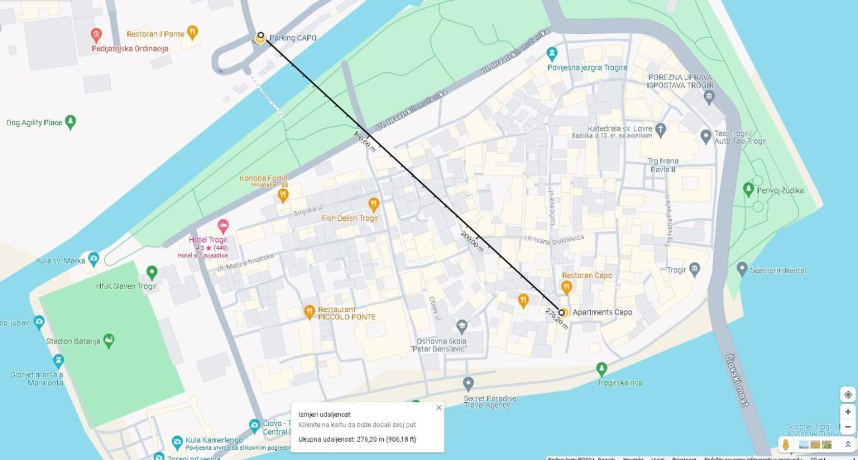 Capo - Old Town - Parking * Trogir